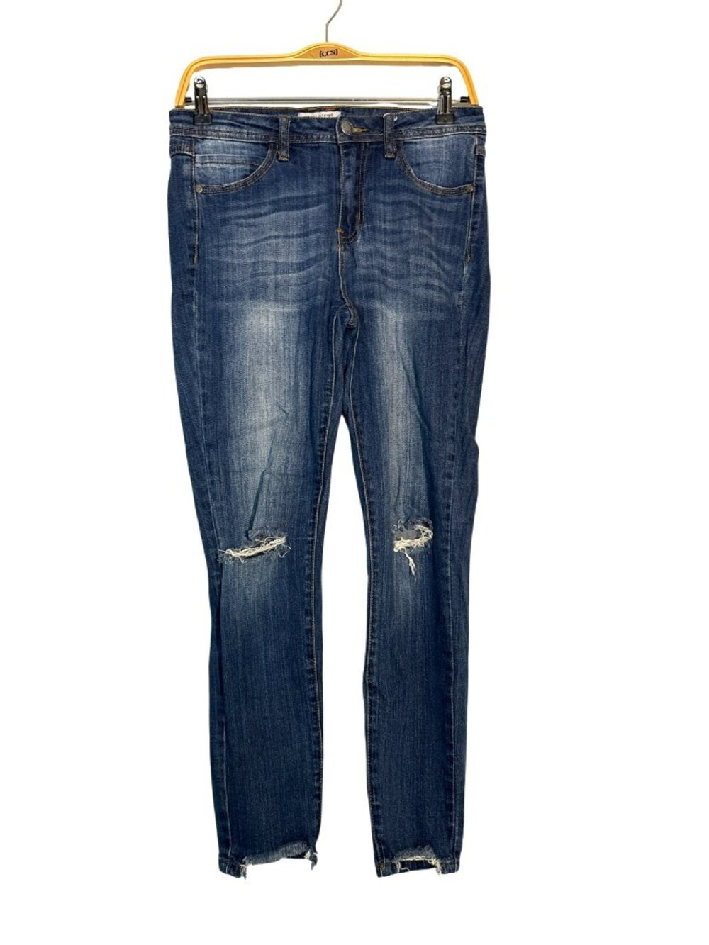 Judy Blue High Waist Skinny Fit Distressed Ripped Jeans Size 7/28